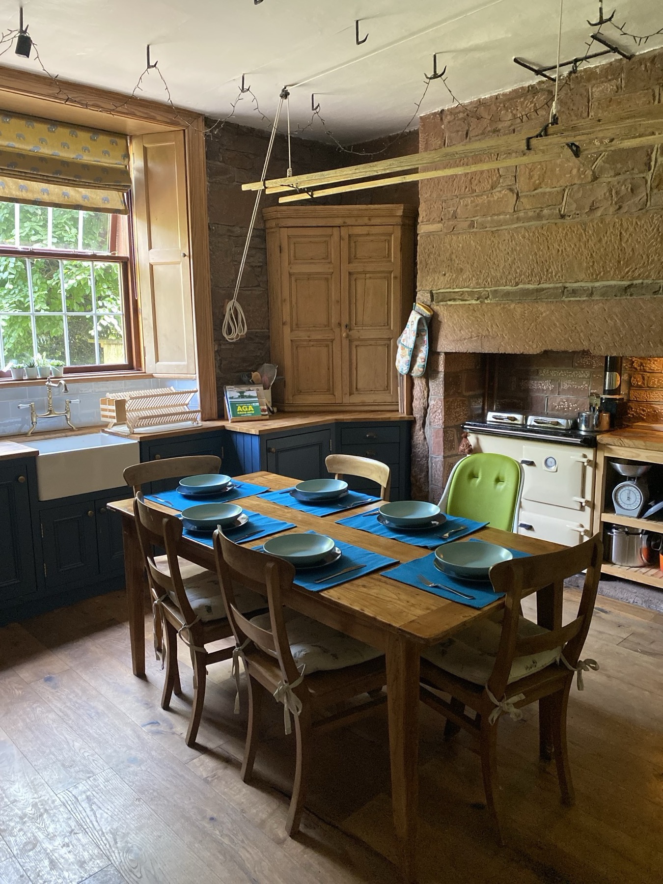 Built around the period features — AGA in the original inglenook